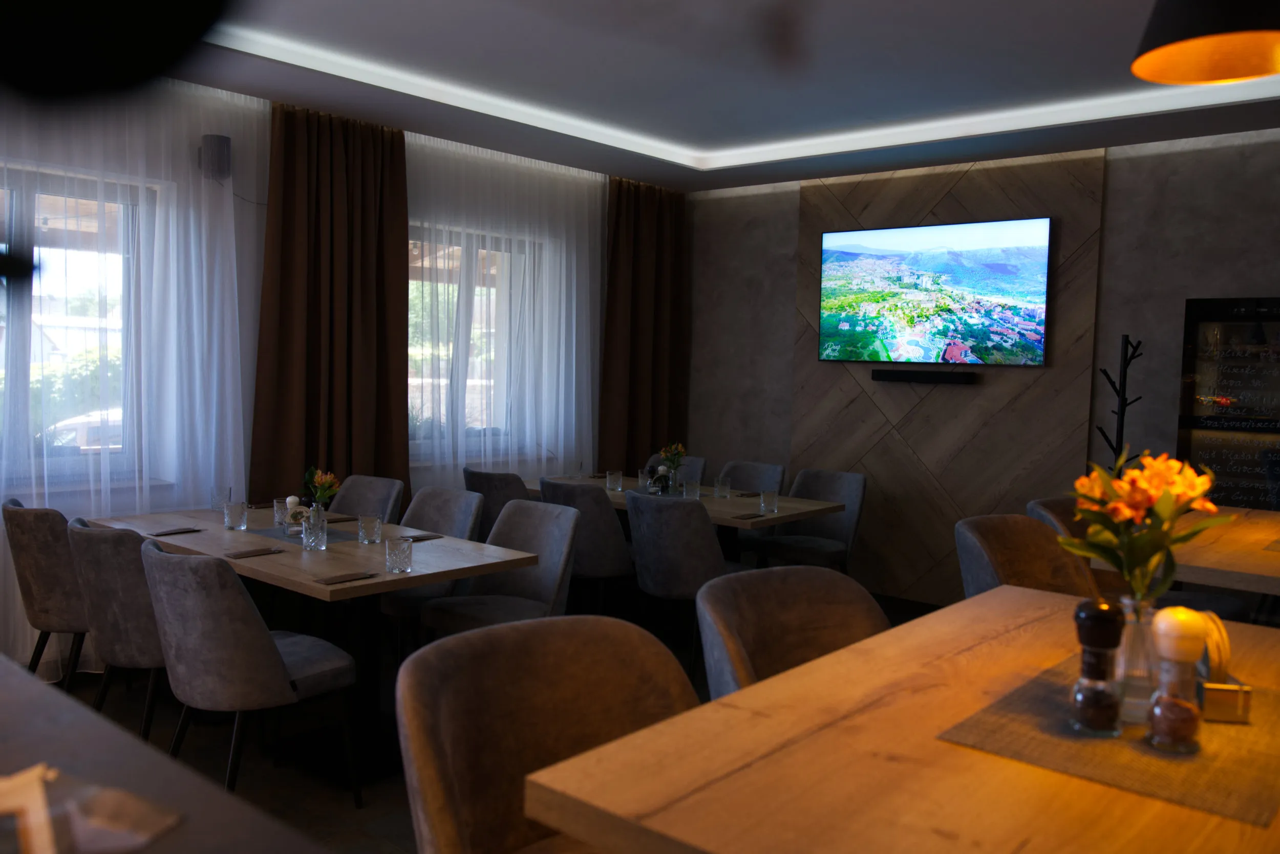 Nově zrekonstruované prostory restaurace U bednářů